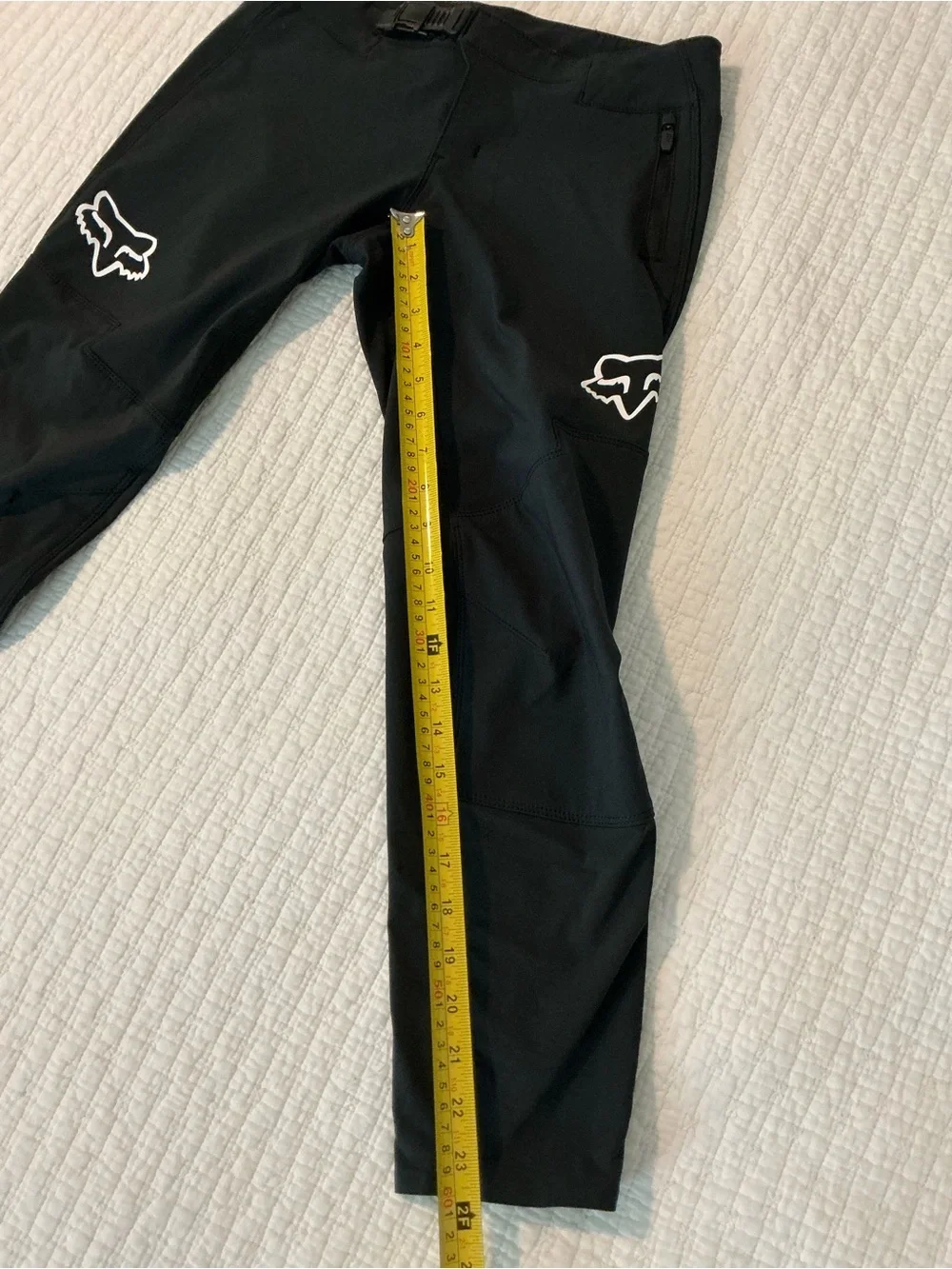 Fox Racing Defend Blk Mountain Bike Pants Y26 Stretch Ratchet Closure